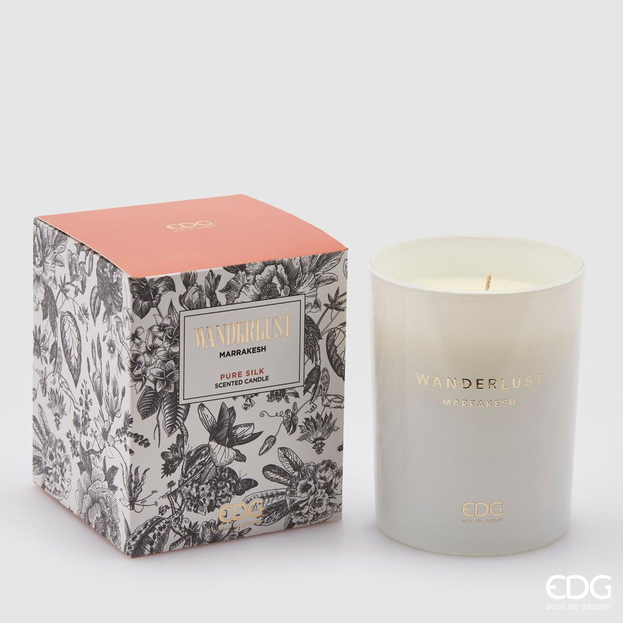 EDG Enzo De Gasperi Kerze Wanderlust H12,5 D10 Pure Silk