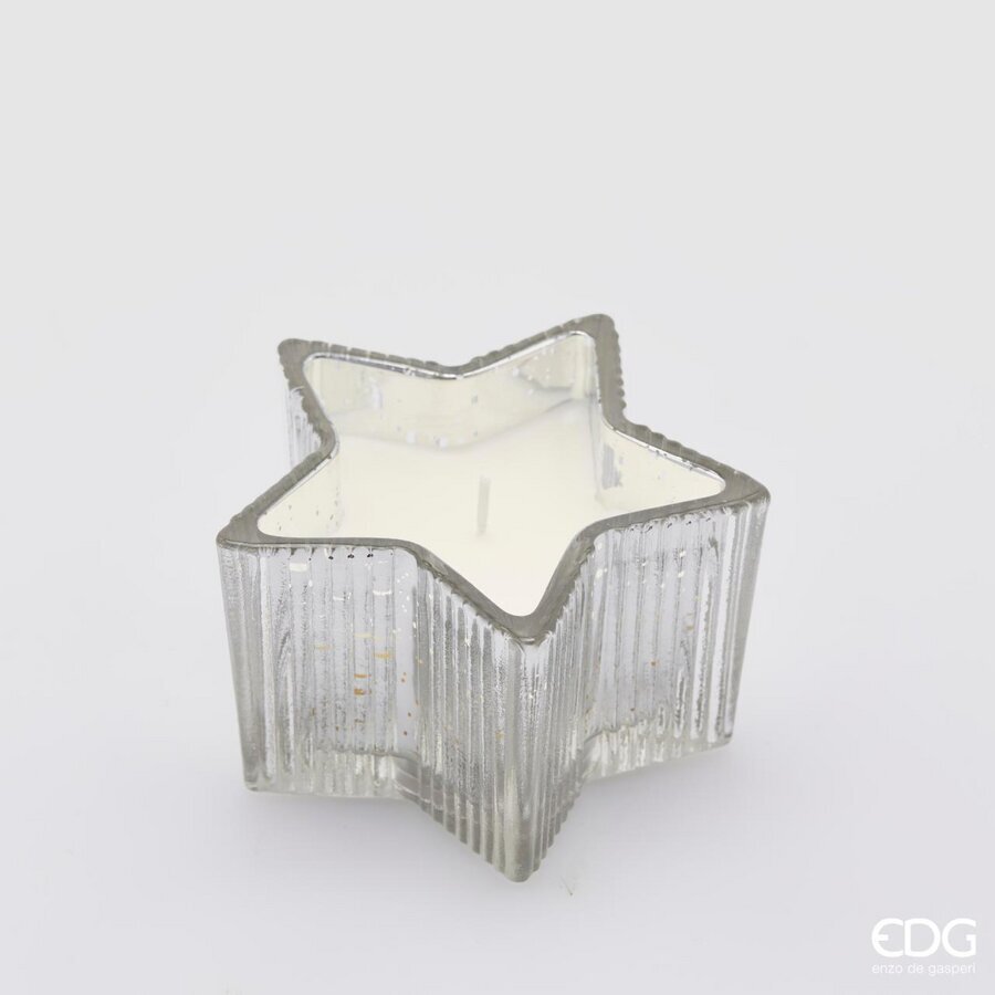 EDG Enzo De Gasperi Kerze Stern H 6,5 Cm D 10,5 Cm Vanilla Geschenkkarton