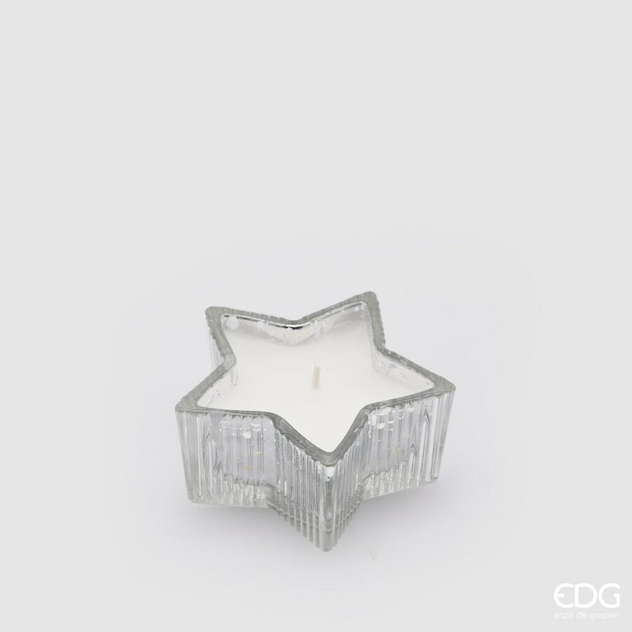 EDG Enzo De Gasperi Kerze Stern H 4 Cm D 8,5 Cm Vanille Geschenkbox