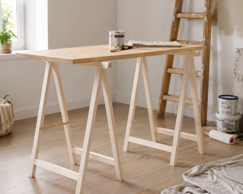 L'Arcolaio Klappbares Holzgestell 75x75 cm aus Fichte