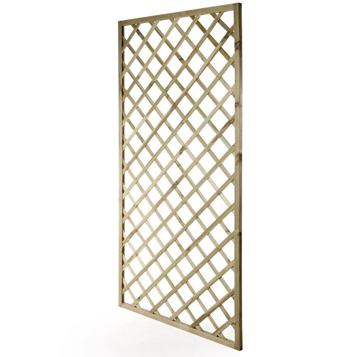 L'Arcolaio Holzgitter Garden Rechteckig Imprägniertes Holz 100x200cm