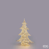 EDG Enzo De Gasperi Albero di Natale Led Stripes 960 MicroLed H 78 Cm L 54 Cm L 13 Cm Oro
