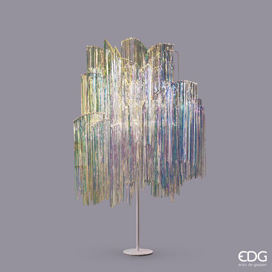EDG Enzo De Gasperi LED-Weihnachtsbaum mit Fransen 960 Mikro-LEDs H 180 cm D 140 cm Natur