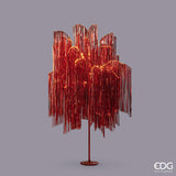 EDG Enzo De Gasperi Weihnachtsbaum Led Fransen 960 Microled H 180 Cm D 140 Cm Rot