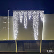 edg enzo de gasperi edg enzo de gasperi cascata led prolungabile 450 maxi led h 500 cm l 80 cm ip 67 white ean 8059824584182