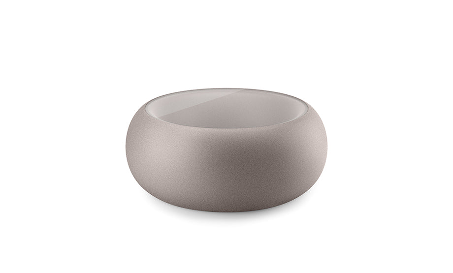 plust plust struttura boom caffe tavolino con vetro creta