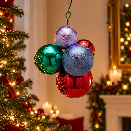 EDG Enzo De Gasperi Weihnachtsschmuck Traubendesign 5 Stk. GrooveMix - Modell 1