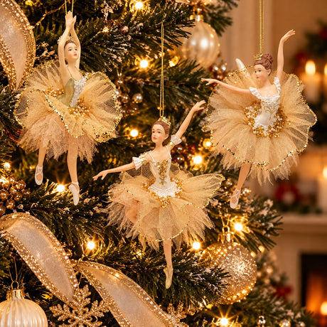 EDG Enzo De Gasperi Schmuck Ballerina Gold H17 cm – 1 Stk. sortiert Weihnachtsdeko