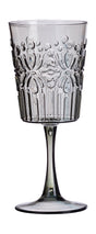 regalo italiano regalo italiano calice vino plastica wieky ass d 9 cm h 20 cm grigio blu o porpora 1 pz ean 8021785673588