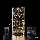 EDG Enzo De Gasperi Weihnachtslichter MicroLed X 40 2,9 + 50 Cm Elfenbein