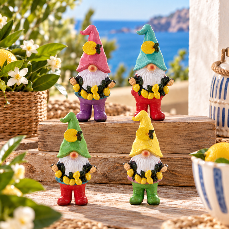 Ad Trend Folletto Decorativo in Resina H16 cm 7x8 cm – Statuetta Ornamentale per Casa, Mensole e Decorazioni Natalizie, Modelli Assortiti 1 Pz