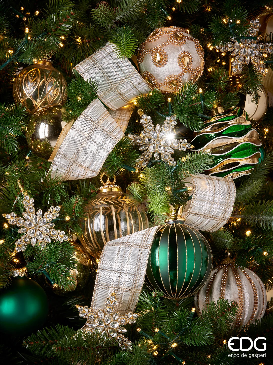 EDG Enzo De Gasperi Luci Natale MiniLed X 500 25 + 3 Mt Ivory
