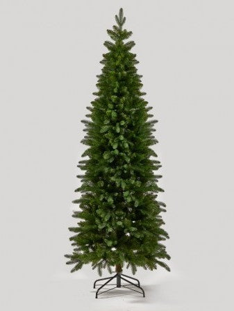 EDG Enzo De Gasperi Albero di Natale Pino Slim Verde H 240 Cm D 85 Cm 1790 Tips