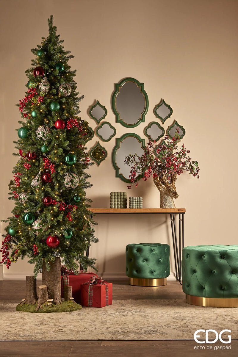 EDG Enzo De Gasperi Weihnachtsbaum Kiefer Slim Grün H 210 Cm D 81 Cm 480 MiniLed