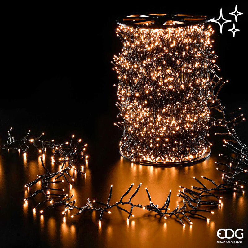 EDG Enzo De Gasperi Weihnachtslichter MiniLed X 5.000 50 Mt Rolle Ivory