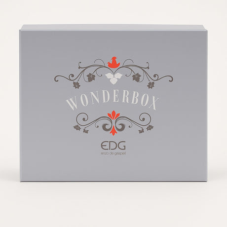 EDG Enzo De Gasperi Weihnachtsmann Dekoration H 11 Cm Grün Rosa