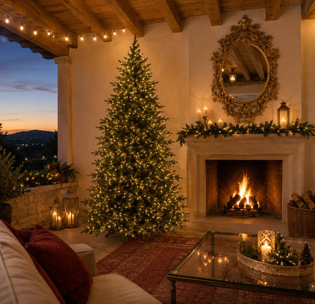 EDG Enzo De Gasperi Weihnachtsbaum Fichte Luxury New mit 4.000 LEDs H 240 cm D 115 cm