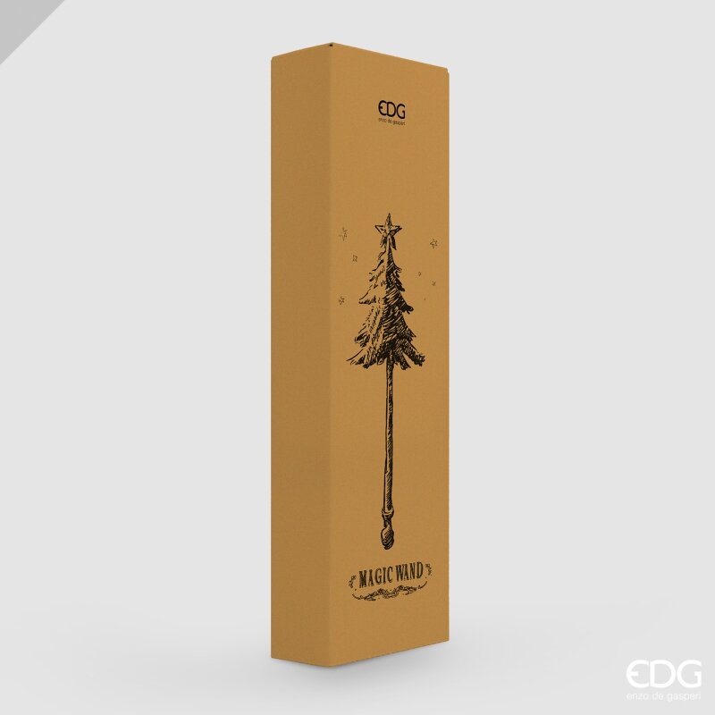 EDG Enzo De Gasperi Pino Cortina Innevato 1800 MiniLED H180 Ø125 cm Bianco Verde IP20 – Albero di Natale Luminoso