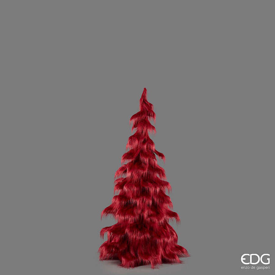EDG Pino Furry Burgundy 150 cm - Dekorierbaum Weihnachten