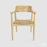 edg enzo de gasperi edg enzo de gasperi sedia in sungkai h 80 cm l 50 cm l 55 cm natural brown ean 8059824335838