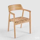 edg enzo de gasperi edg enzo de gasperi sedia in sungkai h 80 cm l 50 cm l 55 cm natural brown ean 8059824335838