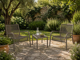 L'Arcolaio Set Giardino Ponza Tortora: 2 Poltrone e Tavolino UV