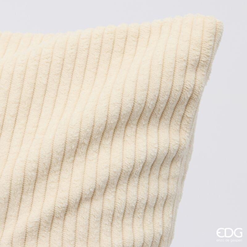 EDG Enzo De Gasperi Cuscino Cervo Quadrato 45x45 cm Nocciola – Cuscino Decorativo Natalizio