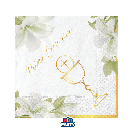 big party big party tovaglioli carta comunione geometric 25 x 25 cm cf 16 pz ean 8020834767421
