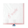 big party big party tovaglioli carta e nata 25 x 25 cm cf 16 pz rosa ean 8020834767537