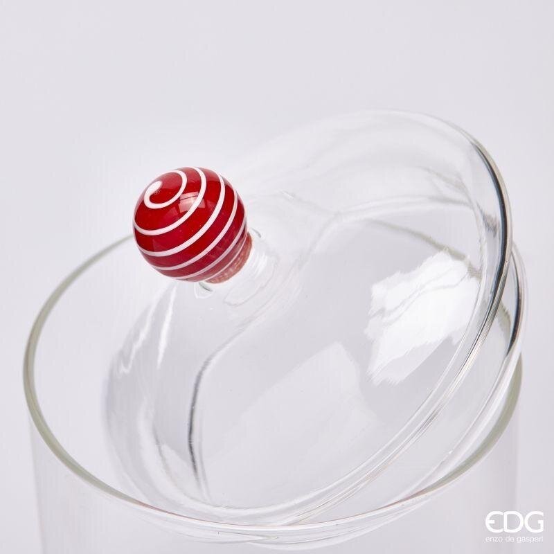 EDG Enzo De Gasperi Behälter Zylinder Merry Christmas Rot H16,5 Ø10 cm – Weihnachtsdeko