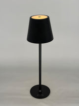 L'Arcolaio LED-Leuchte Touch Wiederaufladbar H 38 cm 10 x 10 cm IP54 Round Pro Schwarz