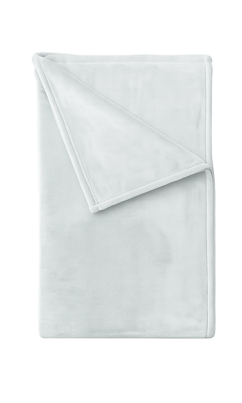 Androni Giocattoli Plaid aus Flanell, mittelgroß, einfarbig – weiche und warme Decke für Sofa und Bett, sortiert, 1 Stk.