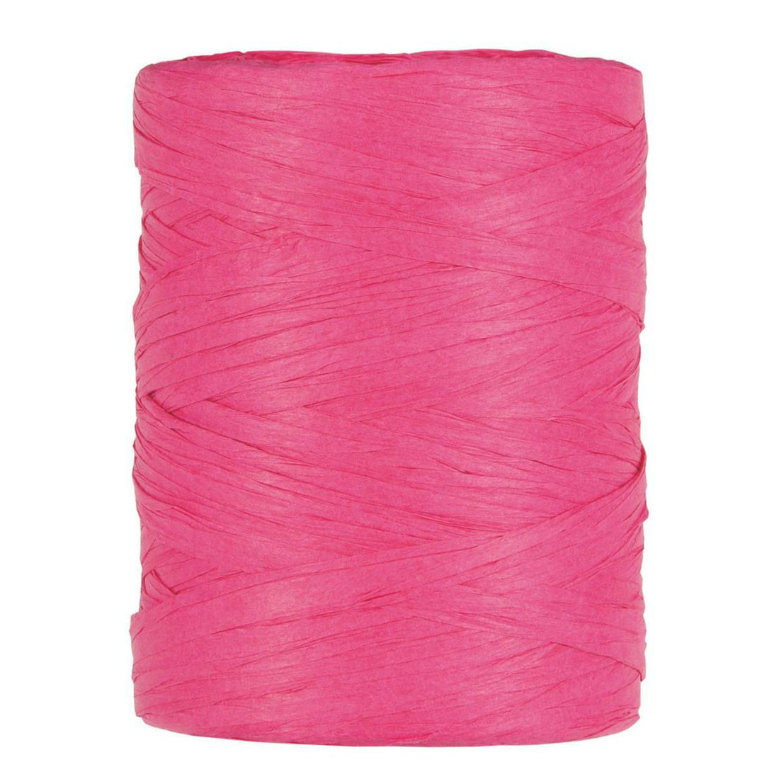 Piovaccari Paper Raphia Fuchsia 5-8 mm x 100 m – Fuchsiafarben Papierbast für Dekorationen, Schleifen, Geschenkverpackungen und DIY