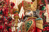 EDG Enzo De Gasperi Weihnachtsdekoration Soldat Imperial Gigant H 245 Cm D 70 Cm  Musik + Led AUSSTELLUNGSSTÜCK, NUR VOR ORT ABHOLUNG