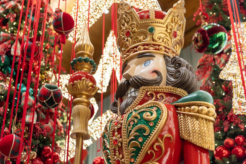 EDG Enzo De Gasperi Weihnachtsdekoration Soldat Imperial Gigant H 245 Cm D 70 Cm Musik + Led AUSSTELLUNGSSTÜCK, NUR VOR ORT ABHOLUNG