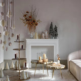 EDG Enzo De Gasperi Decoro Babbo Natale H 21 Cm L 10 Cm L 9 Cm Hazelnut