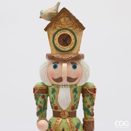 EDG Enzo De Gasperi Soldatino Natalizio H30x10x8 cm Verde Chiaro – Decorazione di Natale