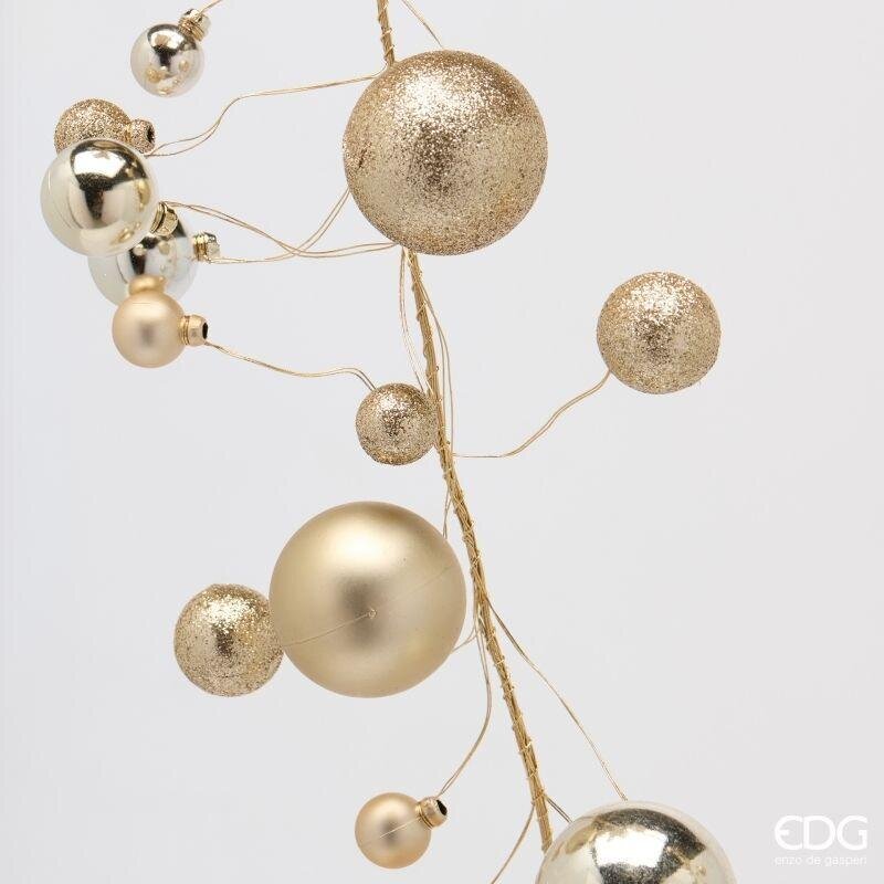 Enzo De Gasperi Festone Pallemix Champagne 180cm | Decorazioni Natale