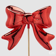 EDG Enzo De Gasperi Dekorative Schleife Rot 63x23x6 cm – Weihnachtsdeko