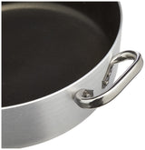 AGNELLI Flache Kasserolle mit Antihaftbeschichtung und 2 Edelstahl-Griffen Ø 36 cm