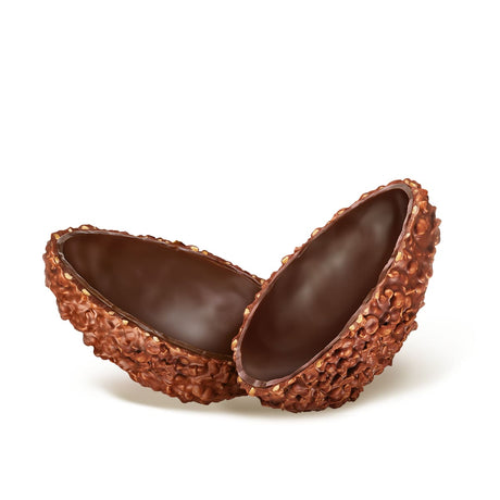 Lindt Uovo Noccior Doppio Cioccolato Fondente e Latte 510 Gr