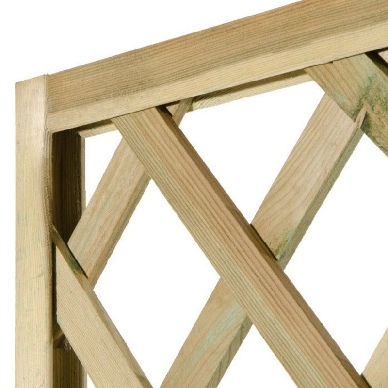 L'Arcolaio Holzgitter Garden Rechteckig Imprägniertes Holz 100x200cm