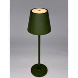 L'Arcolaio LED-Leuchte Touch Aufladbar H 38 cm 10 x 10 cm IP54 Round Pro Olive