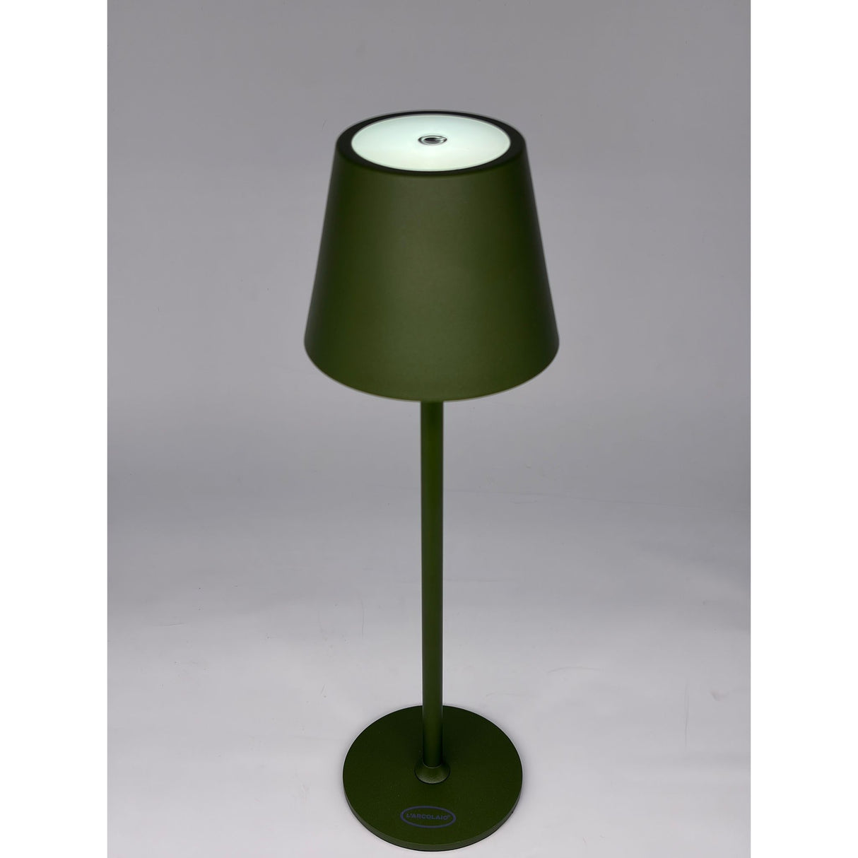 L'Arcolaio LED-Leuchte Touch Aufladbar H 38 cm 10 x 10 cm IP54 Round Pro Olive