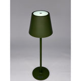 L'Arcolaio LED-Leuchte Touch Aufladbar H 38 cm 10 x 10 cm IP54 Round Pro Olive