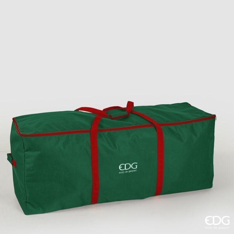 EDG Enzo De Gasperi Borsone per Albero di Natale H 50 Cm L 120 Cm L 38 Cm Verde