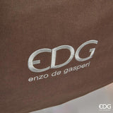 EDG Enzo De Gasperi Borsone per Albero di Natale H 50 Cm L 120 Cm L 38 Cm Brown
