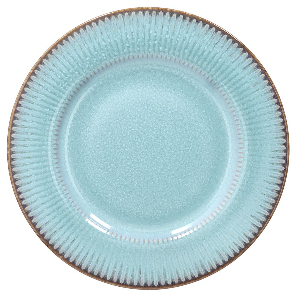 Tognana Althea Aquamarine Dessertteller aus Steingut Ø20xH2 cm – eleganter Keramikteller für Süßigkeiten und Obst