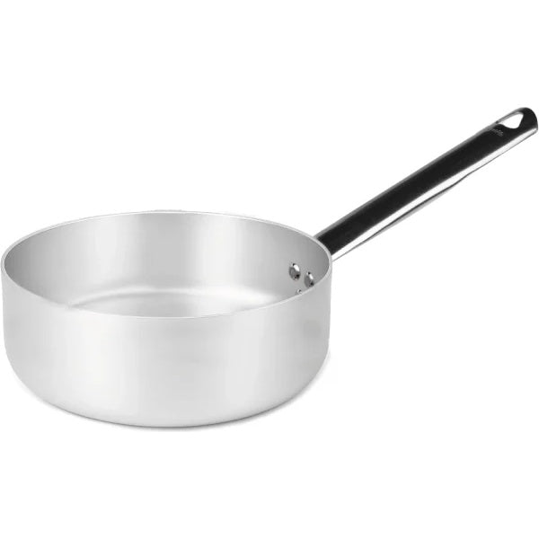 AGNELLI Flache Kasserolle mit 1 Griff Aluminium Ø 24 cm