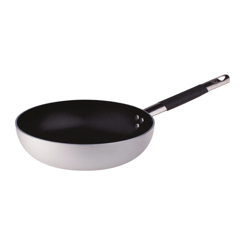 AGNELLI Hochkant-Schmorpfanne Antihaftbeschichtung Aluminium mit Cool-Griff D 40 cm